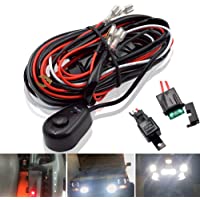 Safego Cableado del Barra de luces del LED Trabajo Interruptor Encendido-Apagado